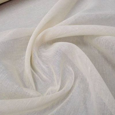 Tessuto Puro lino multiuso - panna Alt.165 cm - 1