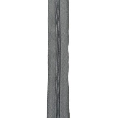 Cerniera lampo multiuso da 5 mm di plastica grigia 2