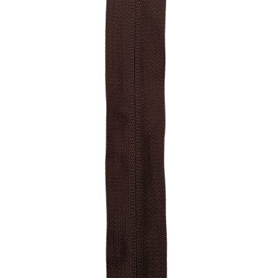 Cerniera lampo multiuso da 5 mm di plastica marrone 2