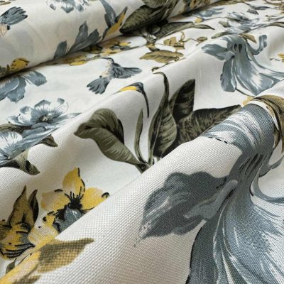 Tessuto milleusi in puro cotone stampa vintage naturale 4