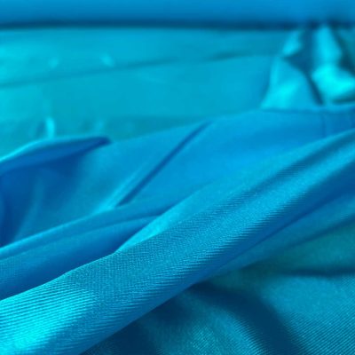 Tessuto elasticizzato effetto maglina turchese 3