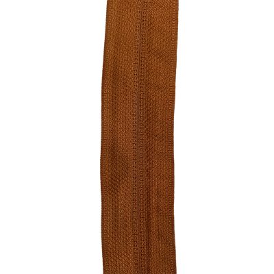 Cerniera lampo multiuso da 5 mm di plastica colore caramello 2