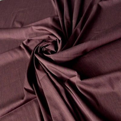 Tessuto abiti in misto cotone mélange - bordeaux