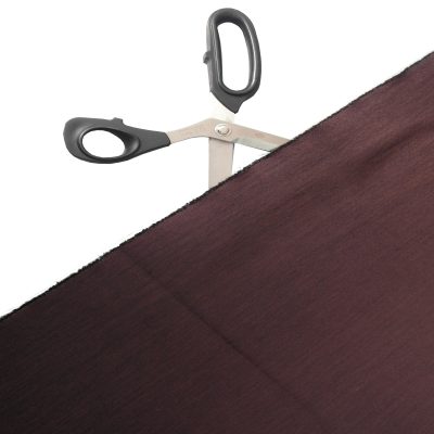 Tessuto abiti in misto cotone mélange - bordeaux2