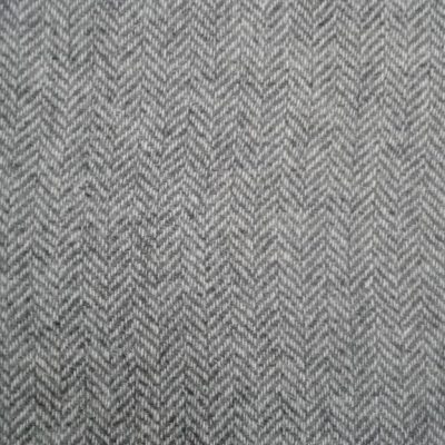 Misto lana spinato - bianco e grigio Alt.150cm