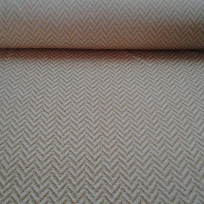 Misto lana motivo geometrico - arancione e panna Alt.170cm