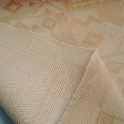 Misto cotone motivo geometrico classico - beige Alt.140cm