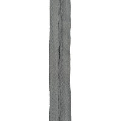 Cerniera lampo multiuso da 5 mm di plastica grigia 1
