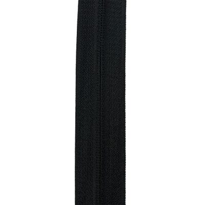 Cerniera lampo multiuso da 5 mm di plastica nera 1