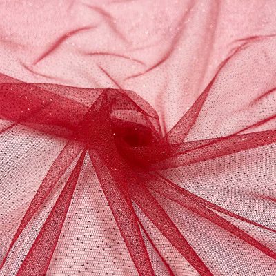 Tule glitterato rosso 2