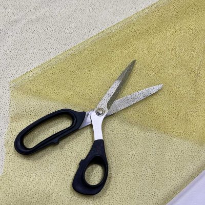 Tule glitterato giallo 3