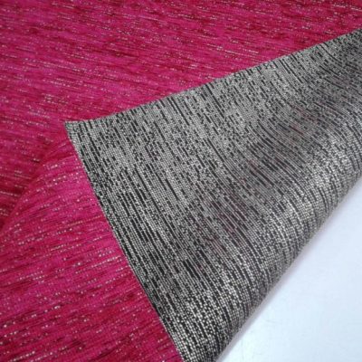 Tessuto per rivestimento in misto cotone cinigliato - viola e oro2