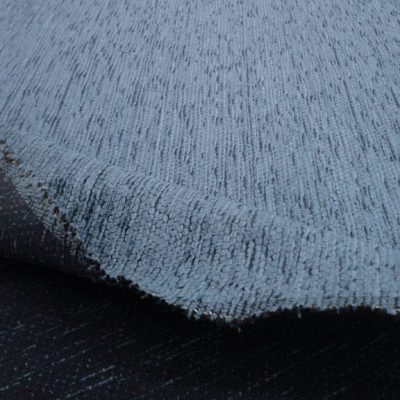 Tessuto per rivestimento in misto cotone cinigliato - blu