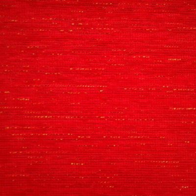 Misto cotone cinigliato - rosso e oro Alt.150cm