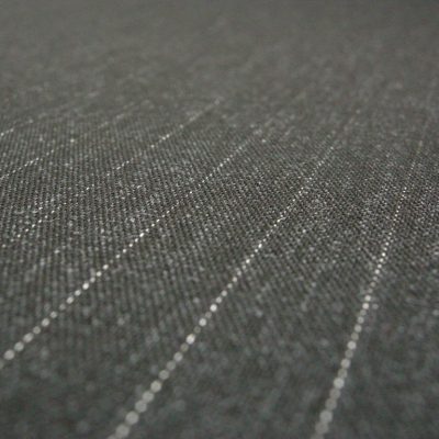 Misto cotone motivo a righe - nero e bianco Alt.120 cm