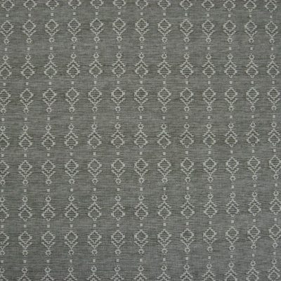 Jersey di cotone fantasia geometrica bianca - grigio Alt.170cm