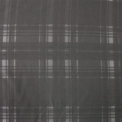 Tessuto classico motivo a quadri e righe - grigio Alt.150 cm