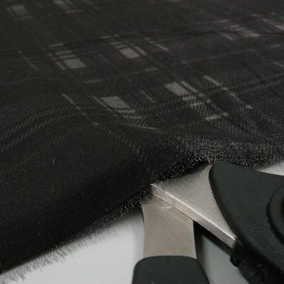 Tessuto classico motivo a quadri e righe - grigio2