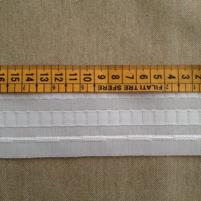 Nastro arricciatenda a tasche continue - bianco2