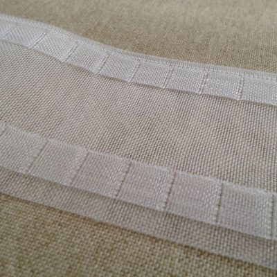 Nastro arricciatenda effetto onda - bianco