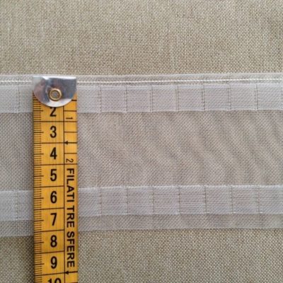 Nastro arricciatenda effetto onda - bianco