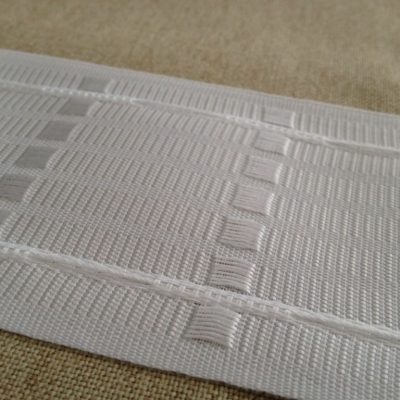 Nastro arricciatenda classico effetto mosso - bianco