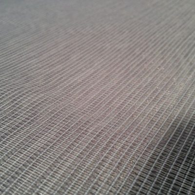 Tendaggio semitrasparente ad effetto retina - grigio Alt.300 cm