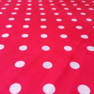 Raso motivo a pois bianchi - Varianti Alt.150cm