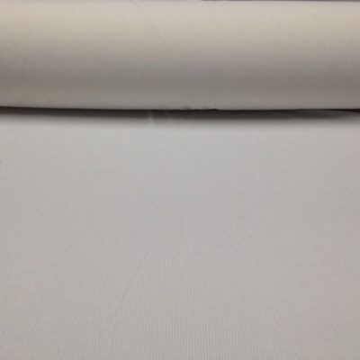 Maglina elasticizzata rigata su tinta - bianca Alt.150cm