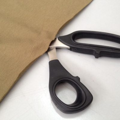 Maglina misto cotone leggero - marrone/verde militare Alt.150cm