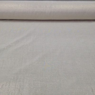 Misto lino con filamenti oro - panna Alt.330 cm