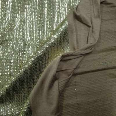 Paillettes misto cotone - oro Alt.170cm