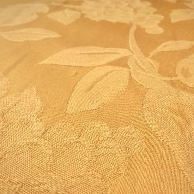 280cm Tovagliato motivo foglie - oro