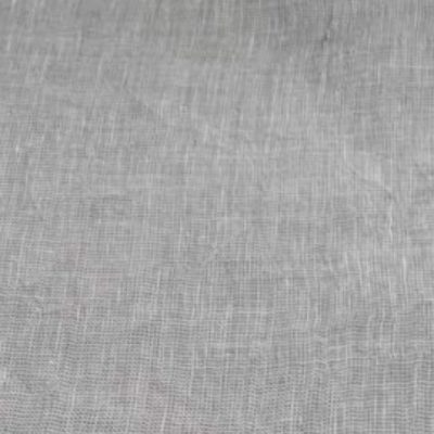 Tendaggio in misto lino ad effetto stropicciato - grigio