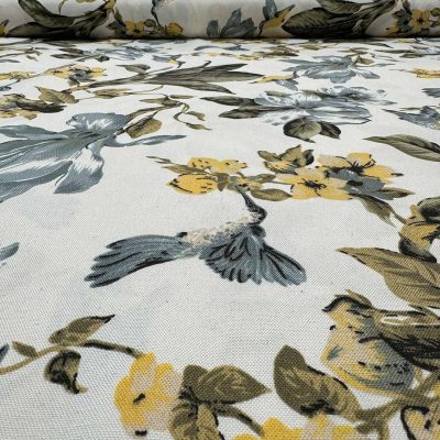 Tessuto milleusi in puro cotone stampa vintage naturale 2