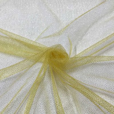 Tule glitterato giallo 2