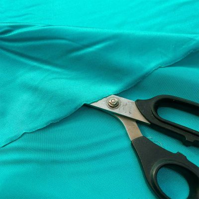 Tessuto elasticizzato effetto maglina verde acqua 1