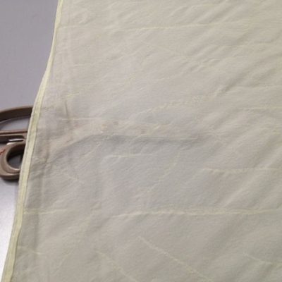 Tessuto per tende ad effetto stropicciato - giallo chiaro