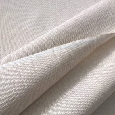 Tessuto in lino e misto cotone stile shabby - panna 1