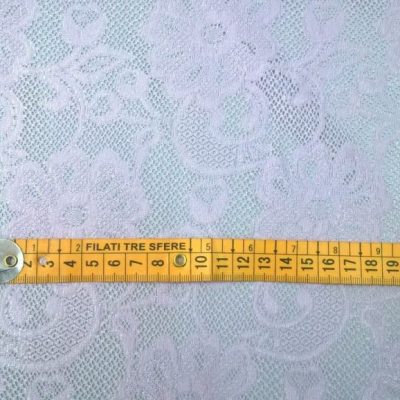 Tessuto in pizzo a rete fantasia a fiori - rosa 1