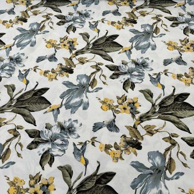 Tessuto milleusi in puro cotone stampa vintage naturale 1