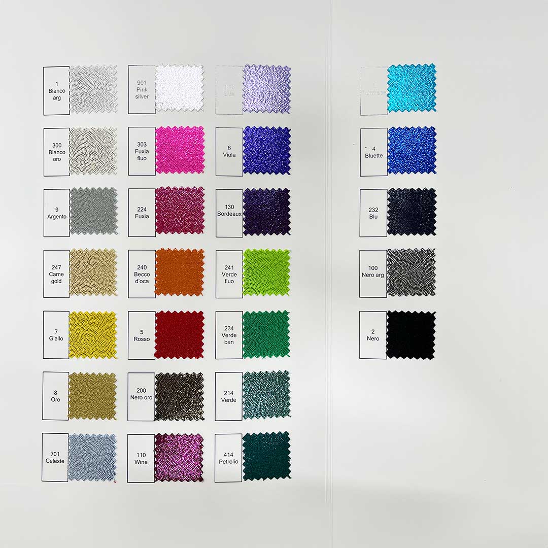 Lycra glitterata 26 varianti colore 1