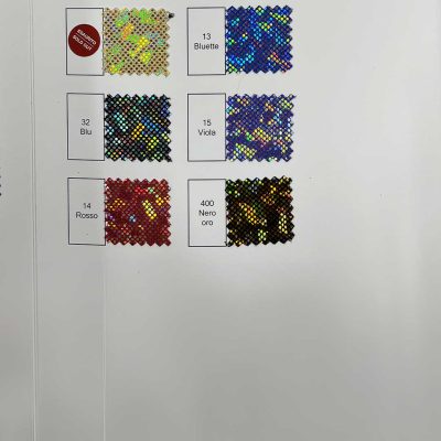 Lycra glitterata iridescente 14 varianti colore 1