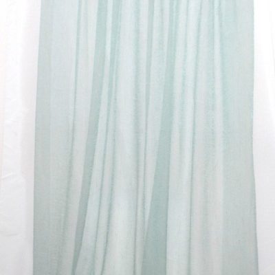 Organza con filamenti brillanti - verde acqua Alt.290 cm