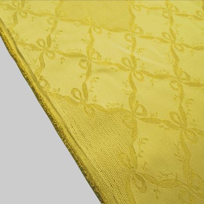 Tovagliato Natale con motivi rombi dorati Alt.290cm