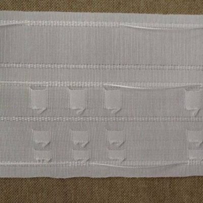 Nastro arricciatenda a tre tasche - bianco