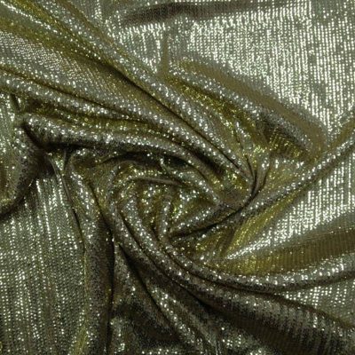 Tessuto per abiti con paillettes - oro