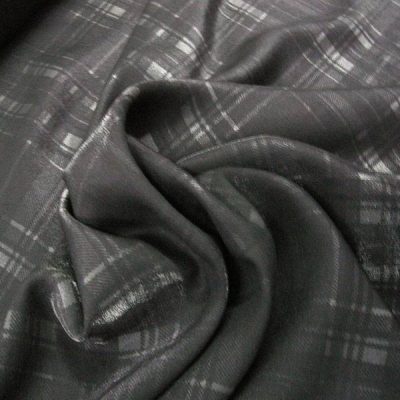 Tessuto classico motivo a quadri e righe - grigio