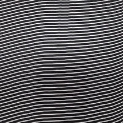 Raso di pura seta a righe bianche e nere 1