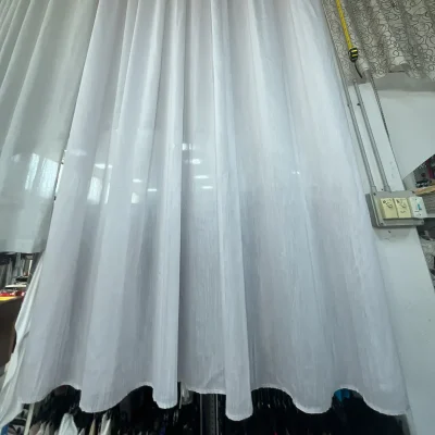 Tessuto per tende bianco ottico 6